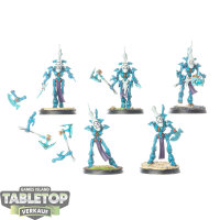 Aeldari - 5 x Wraithblades - bemalt