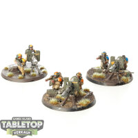 Astra Militarum - 3x Heavy Weapon Teams klassisch - bemalt