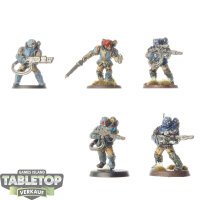 Astra Militarum - 5x Tempestus Scions - teilweise bemalt