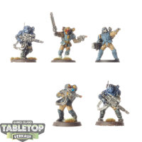 Astra Militarum - 5x Tempestus Scions - teilweise bemalt
