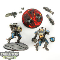 Imperial Knights - 2 Armiger Warglaives - bemalt