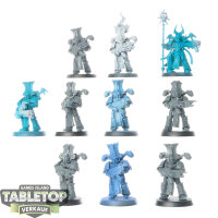 Thousand Sons - 10 Rubric Marines - teilweise bemalt