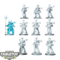 Thousand Sons - 10 Rubric Marines - teilweise bemalt