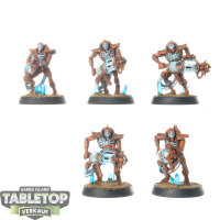 Necrons - 5 Immortals - bemalt