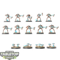 Necrons - 10 Necron Warriors classic - bemalt