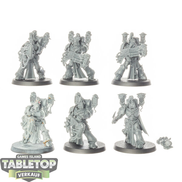 Emperor’s Children - 6x Noise Marines - teilweise bemalt