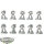 Horus Heresy - 10x MKIV Tactical Squad - teilweise bemalt