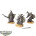HdR Figuren - Böse - 3x Black Númenórean Warriors - teilweise bemalt