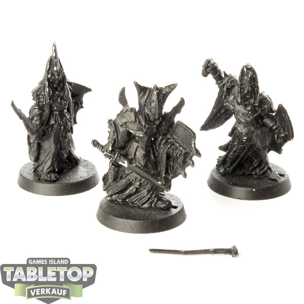 HdR Figuren - Böse - 3x Black Númenórean Warriors - grundiert