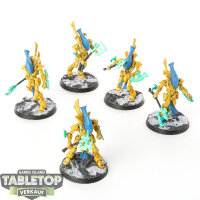 Aeldari - 5 Wraithblades - bemalt