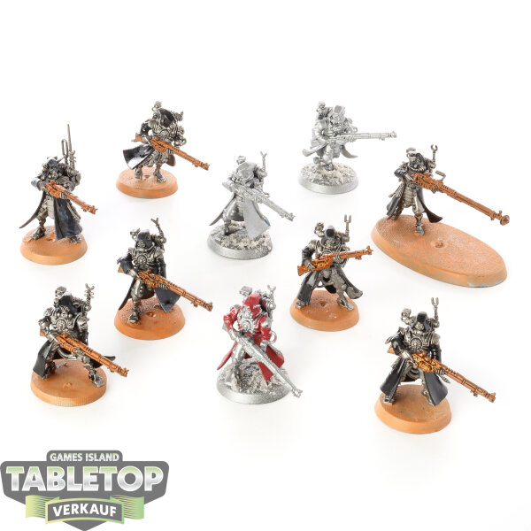 Adeptus Mechanicus - 10 Skitarii Rangers - teilweise bemalt