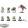 Orks - Diverse Ork Bitz - Ork Boyz, Meganob - Bitz