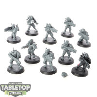 Tau Empire - 10 Fire Warriors Breacher Team - teilweise...