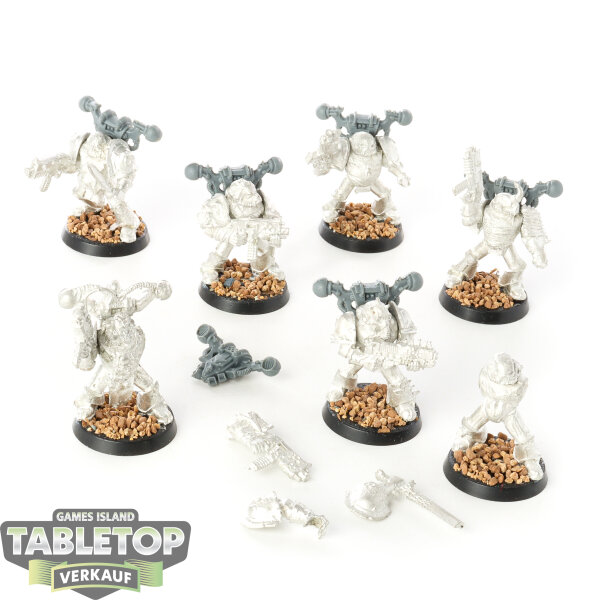 Death Guard - 7x Plague Marines - klassisch - unbemalt
