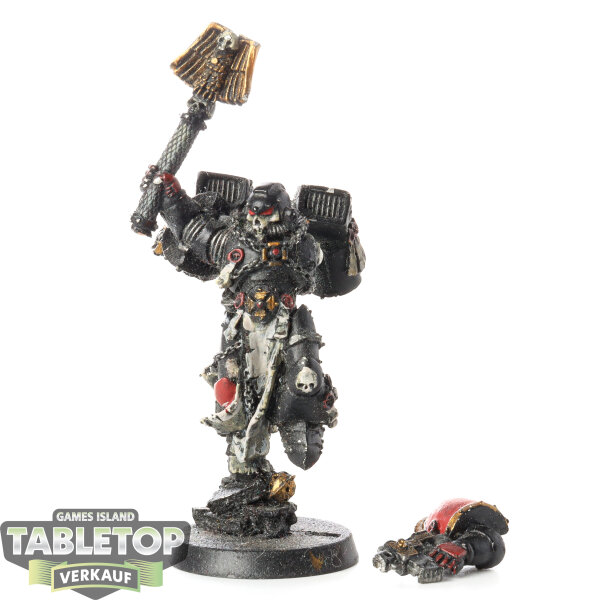 Space Marines - Chaplain with Jump Pack - klassisch - teilweise bemalt
