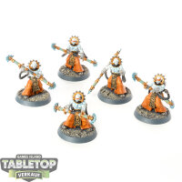 Adeptus Mechanicus - 5x Fulgurite Electro-Priests - bemalt