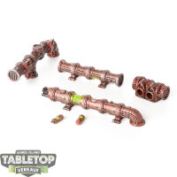 Gelände - 4 x Thermic Plasma Conduits - bemalt