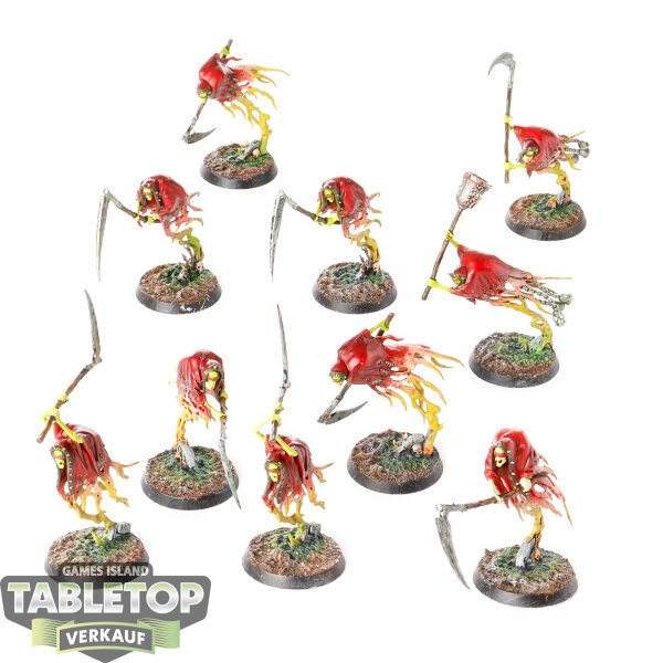 Nighthaunt - 10 x Grimghast Reapers - bemalt
