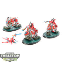 Blades of Khorne - 3x Bloodcrushers - teilweise bemalt