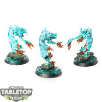 Disciples of Tzeentch - 3x Flamers - teilweise bemalt