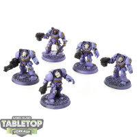 Space Marines - 5x Terminator Squad - teilweise bemalt