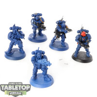 Space Marines - 5x Infiltrator Squad - teilweise bemalt