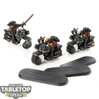 Black Templars - 3x Biker Squad - teilweise bemalt
