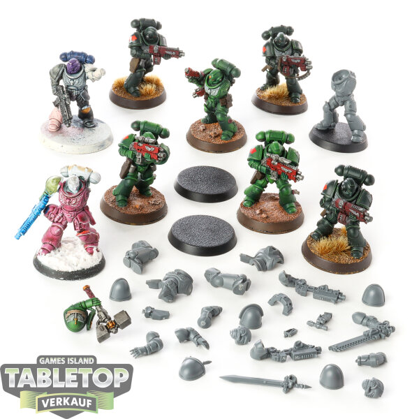 Dark Angels - 10x Intercessor Squad - teilweise gebaut
