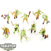 Death Guard - 10x Poxwalkers - teilweise bemalt