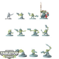 Orks - 11x Ork Gretchin - teilweise bemalt
