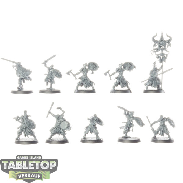 Slaves to Darkness - 10x Darkoath Marauders - teilweise bemalt
