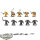 Orruk Warclans - 10x Ardboyz - teilweise bemalt
