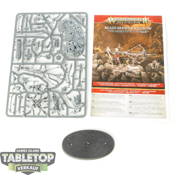 Orruk Warclans - Beast-skewer Killbow - im Gussrahmen