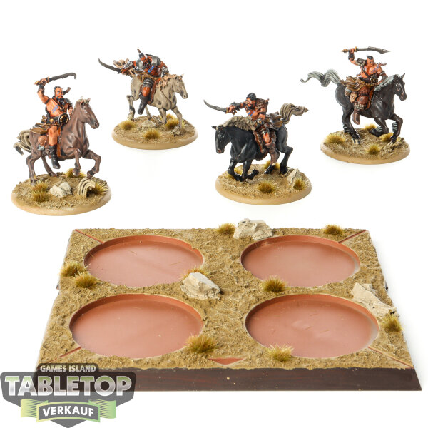 Targaryen - 4x Dothraki Veterans - bemalt