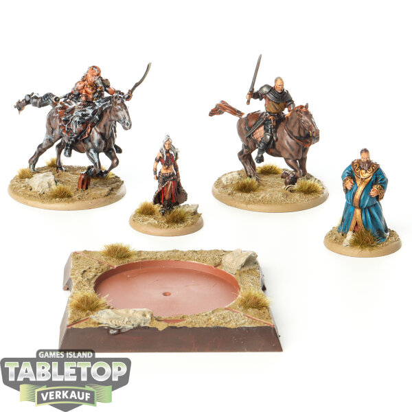 Targaryen - 4x Targaryen: Heroes - Starter Set - bemalt