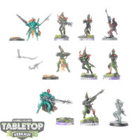 Drukhari - 10x Kabalite Warriors - teilweise bemalt