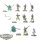 Drukhari - 10x Kabalite Warriors - teilweise bemalt