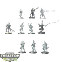 Drukhari - 10x Kabalite Warriors - teilweise bemalt