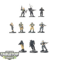 Astra Militarum - 10x Cadian Shock Troops klassisch -...