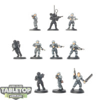 Astra Militarum - 10x Cadian Shock Troops klassisch -...