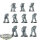 Space Marines - 10x Infernus Squad - teilweise bemalt