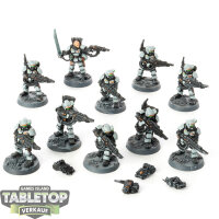 Astra Militarum - 10 Kasrkin klassisch - bemalt