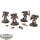 Space Marines - 4 Assault Squad klassisch - bemalt