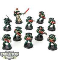 Dark Angels - 10 Tactical Squad - bemalt