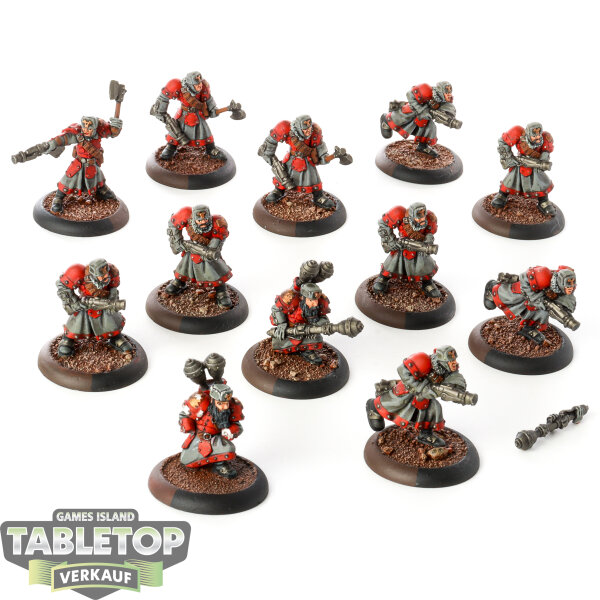 Khador - 12 Winter Guard Infantry - bemalt