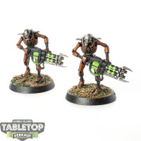 Necrons - 2 Necron Warriors - bemalt