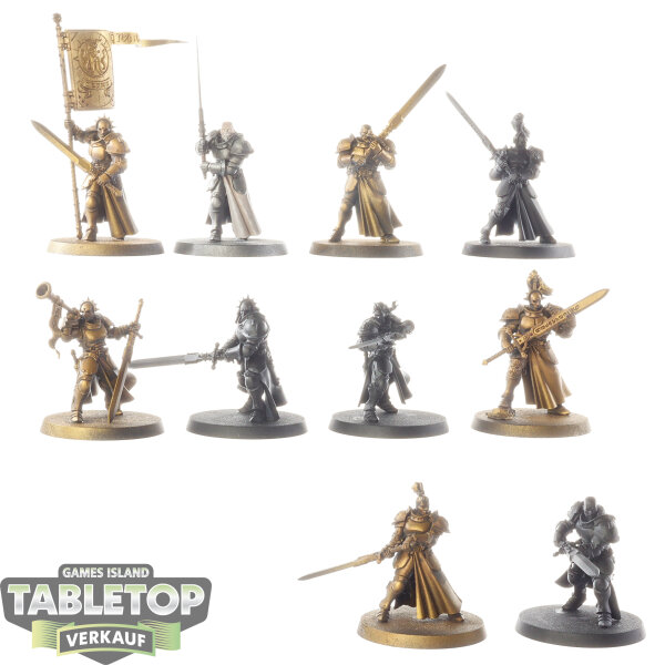 Stormcast Eternals - 10 x Vanquishers - teilweise bemalt