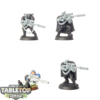 Space Marines - 4 x Scouts with Sniper Rifles klassisch -...
