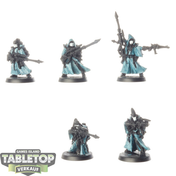 Aeldari - 5 x Rangers klassisch - teilweise bemalt