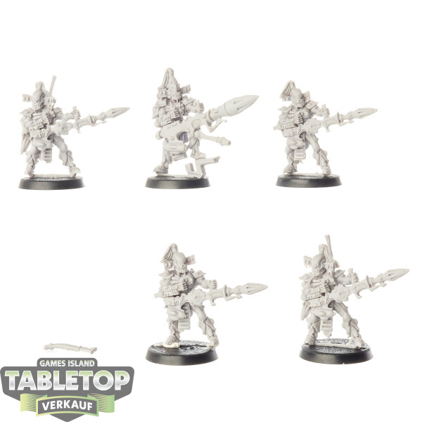 Aeldari - 5 x Dark Reapers klassisch - unbemalt